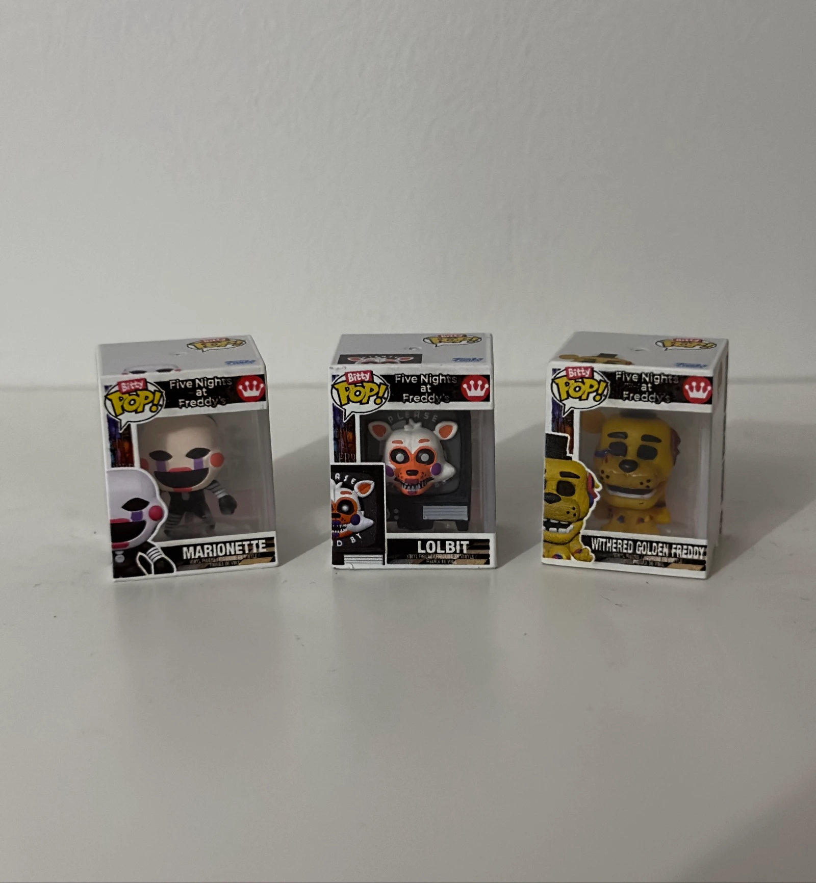 Funko Bitty Pop! Pacote Five Nights at Freddy's 3 Figuras ou Individual